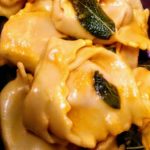 Tortelli di zucca alla genovese | Agriturismo Il Castagneto - Castiglione Chiavarese | Liguria |