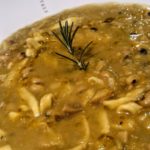 Zuppa di funghi e borlotti con taggein | Agriturismo Il Castagneto - Castiglione Chiavarese - Sestri Levante - Genova